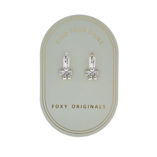 Foxy Originals Silver Bow Earrings