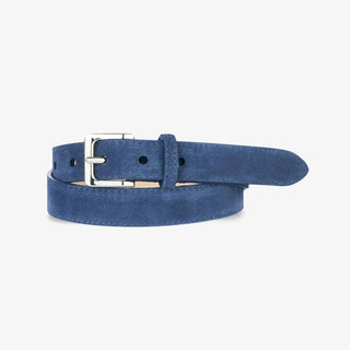 Brave Leather Millie Suede Belt in Blue Baltico