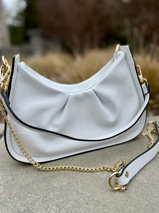 Sydney Leather Bag in White