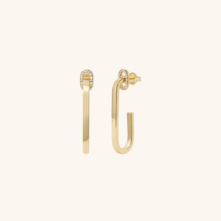 Victoria Emerson Revenge Moissanite Half Hoops