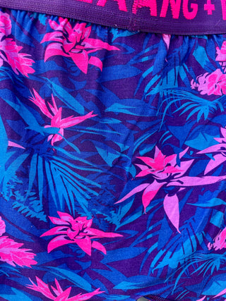 Devon + Lang Bria Boyshort in Bromeliad Ultraviolet