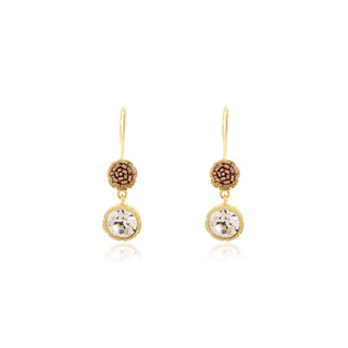 Akihi Maisie Earrings in Mocha Brown