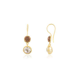Akihi Maisie Earrings in Mocha Brown
