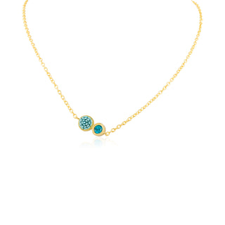 Akihi Noemi Necklace in Aqua Blue