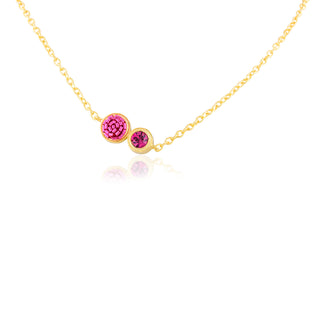 Akihi Noemi Necklace in Fuschia Pink