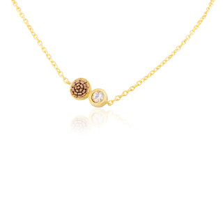 Akihi Noemi Necklace in Mocha Brown