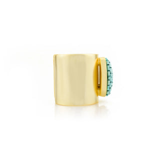 Akihi Thea Ring in Aqua Blue