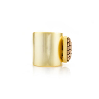 Akihi Thea Ring in Mocha Brown
