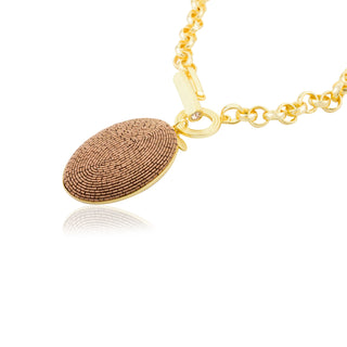 Akihi Bridget Necklace in Mocha Brown