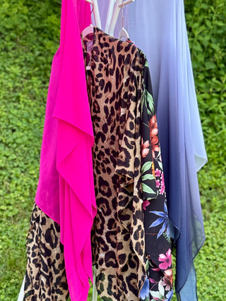 Joseph Tassoni Fuschia Silk Butterfly Kimono