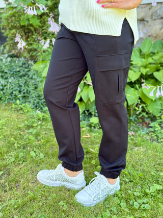FIG Selby Black Cargo Jogger