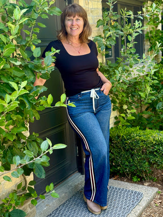 Yoga Denim Carina Wide Leg Jean