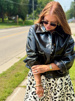 FRNCH Prevert Vegan Leather Jacket