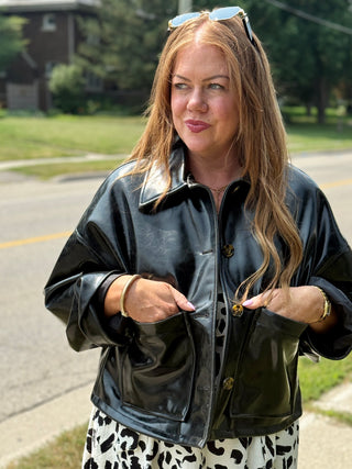 FRNCH Prevert Vegan Leather Jacket