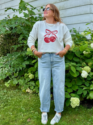 Lyla + Luxe Avery Cherry Pullover