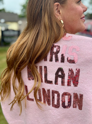 Lyla + Luxe Yassie Fashion Cities Pullover