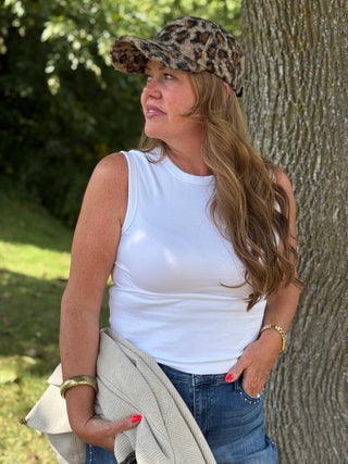 Paper Label Lydia Tank in Bright White