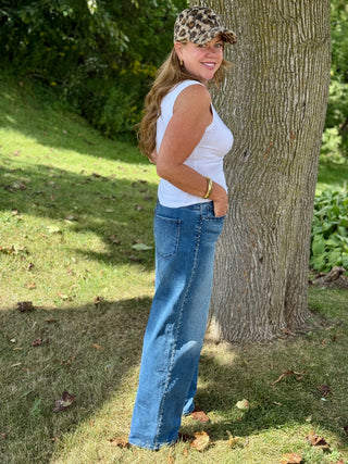 Yoga Denim Lily Nail Head Trim Jean