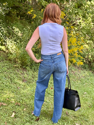 Yoga Denim Lily Nail Head Trim Jean
