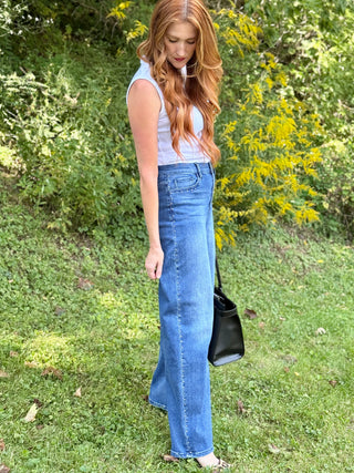 Yoga Denim Lily Nail Head Trim Jean