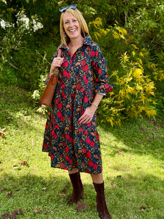 Poplin & Co. Pomegranates Dress