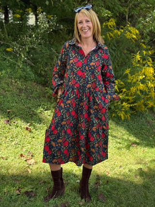 Poplin & Co. Pomegranates Dress