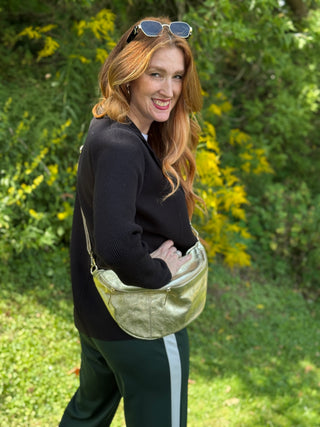 Marigold Britney Trouser in Pine Green