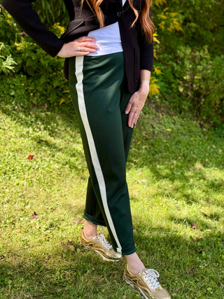 Marigold Britney Trouser in Pine Green
