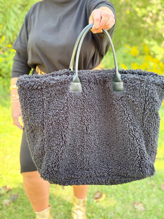 Mathilde Plume Sherpa Tote