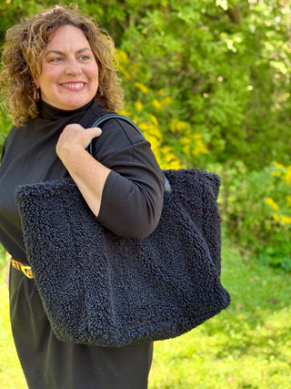 Mathilde Plume Sherpa Tote
