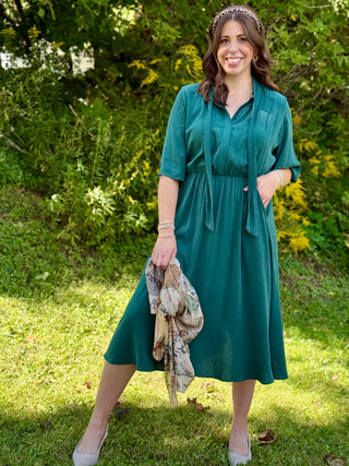 Marigold Bianca Dress in Green