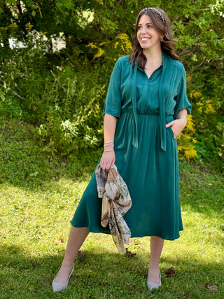 Marigold Bianca Dress in Green