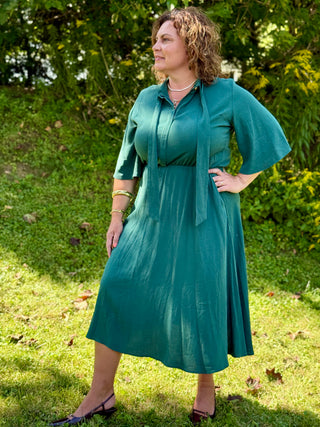 Marigold Bianca Dress in Green