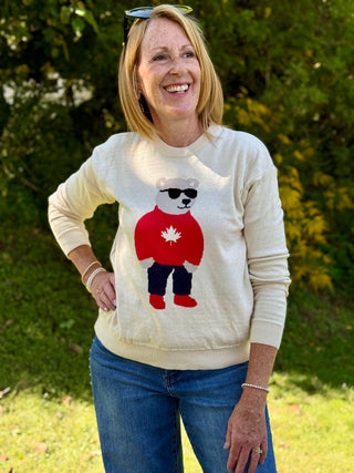 Canada Knitwear Cool Bear Sweater