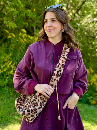 Lyla + Luxe Leopard 2-Way Bag