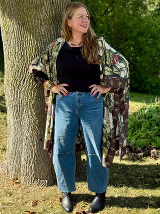 Yoga Denim Nova Horseshoe Raw Hem Jean