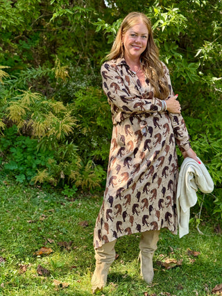 Hilary MacMillan Tiger Blouse