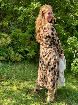 Hilary MacMillan Tiger Blouse
