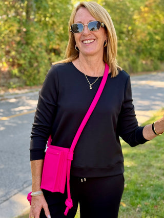 Pure Essence Black Bamboo Sweatshirt