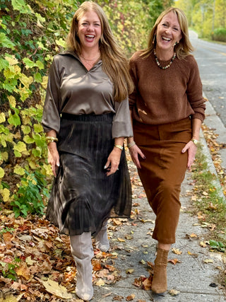Chlo by Cokluch Khaki Mist Skirt