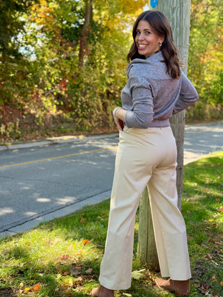 Allison Wonderland Changes Sweater in Heather Grey