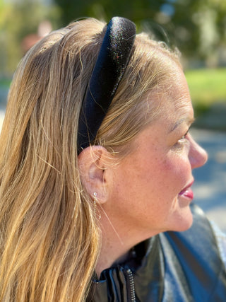 Lyla + Luxe Black Velvet Hairband