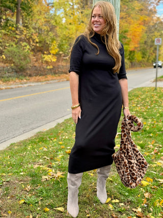 Paper Label Astrid Mockneck Dress