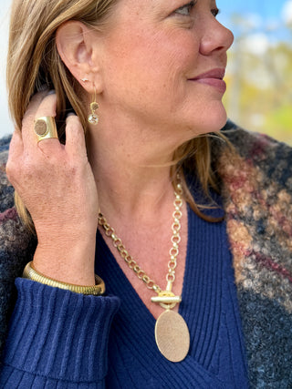 Akihi Bridget Necklace in Mocha Brown
