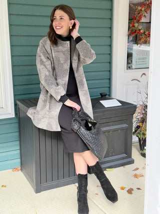 Allison Wonderland Dizzy Houndstooth Coat