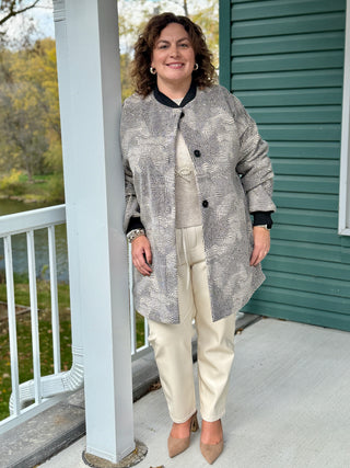 Allison Wonderland Dizzy Houndstooth Coat