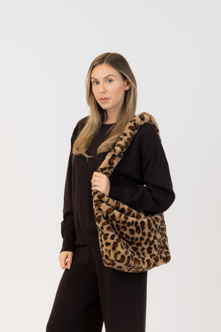 Lyla + Luxe Leopard 2-Way Bag