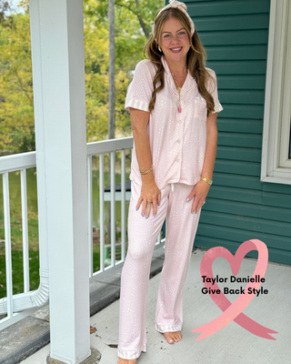 PJ Salvage Light Pink Leopard PJ Set