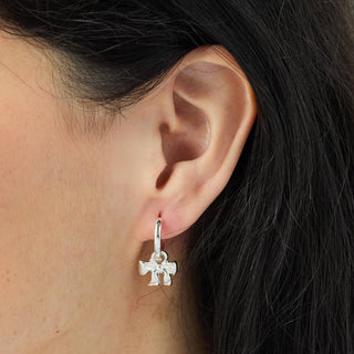 Foxy Originals Silver Bow Earrings