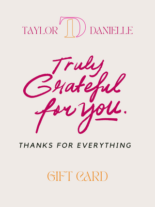 Taylor Danielle Thank You Gift Card